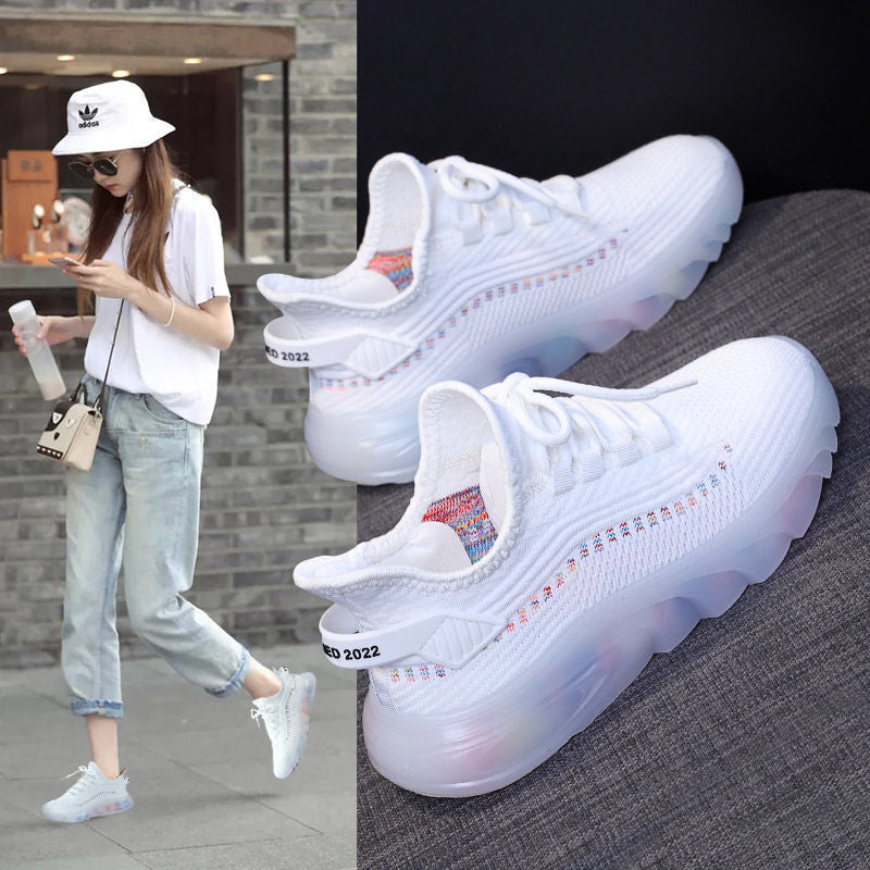 Damen Sportliche Luftpolster Sneaker EB