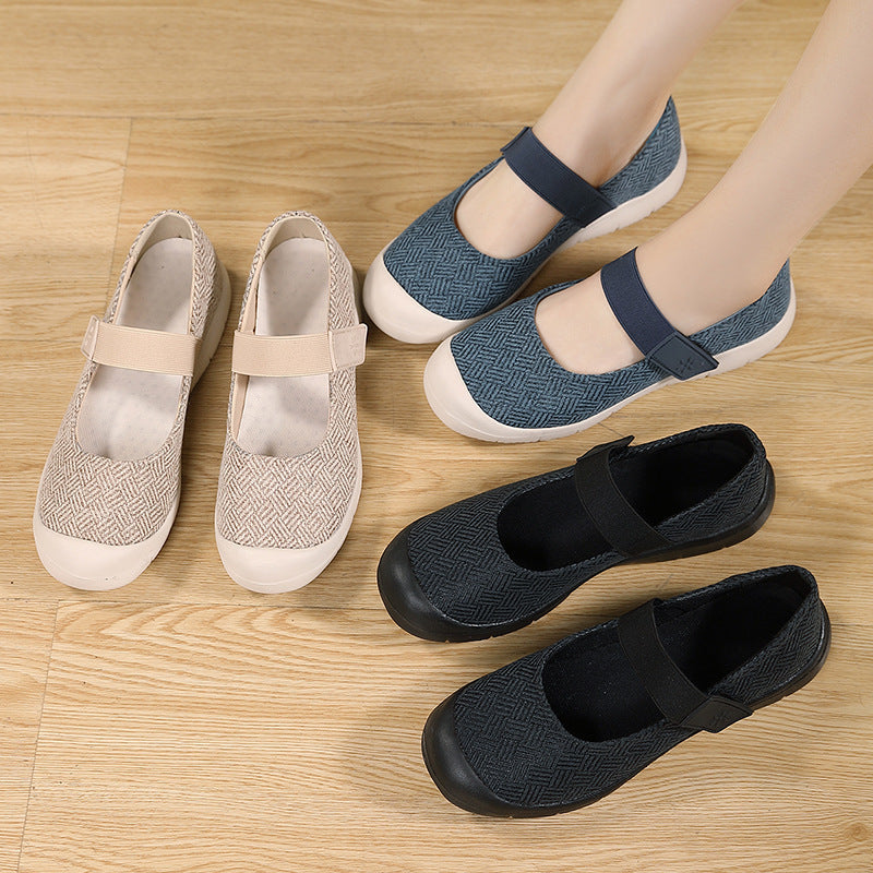 Damen Bequeme Hausschuhe mit verstellbarem Riemen EB