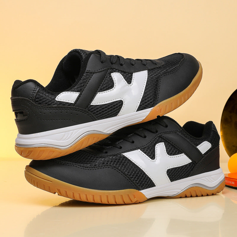 Damen Sportliche Hallenschuhe mit atmungsaktivem Obermaterial und stoßdämpfender Sohle EB