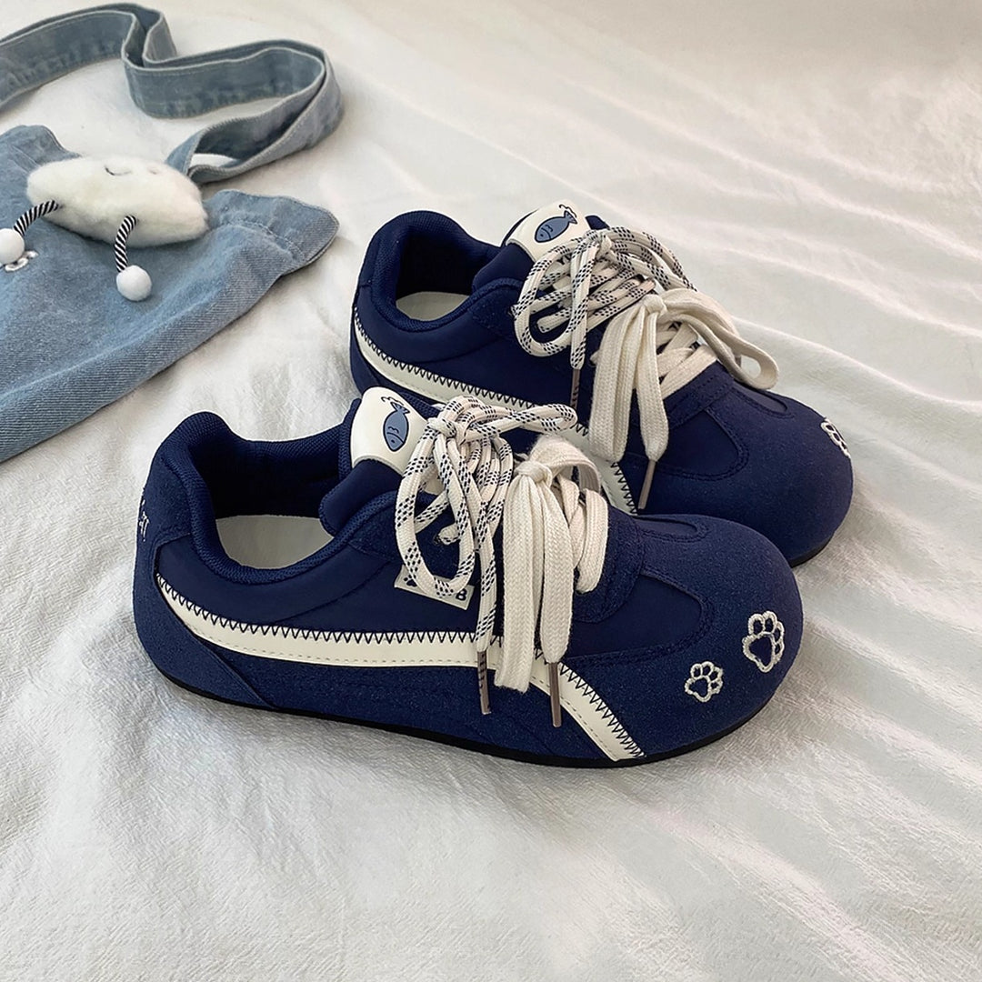 Damen Sportliche Sneakers mit verspieltem Tierdesign und flexiblem Obermaterial EB