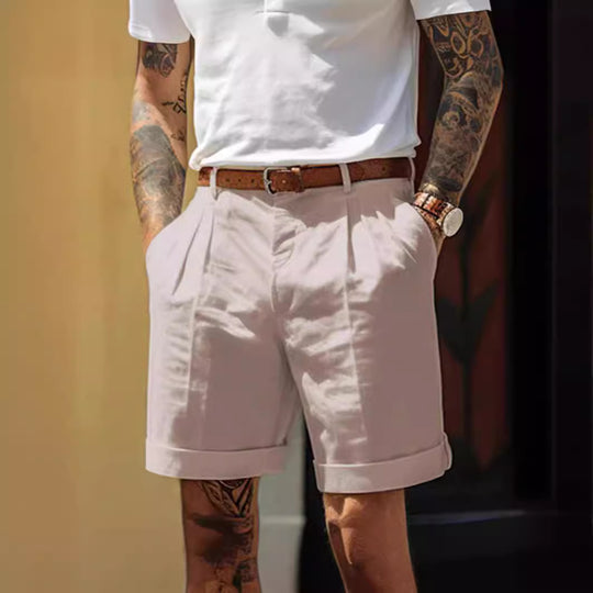 EB | Leinen Bermudashorts für Damen