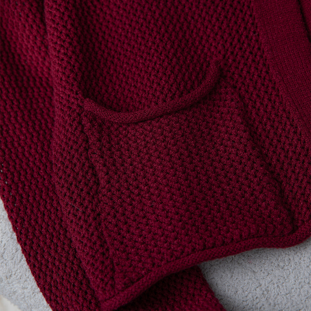Damen Strickjacke mit dekorativen Knöpfen EB