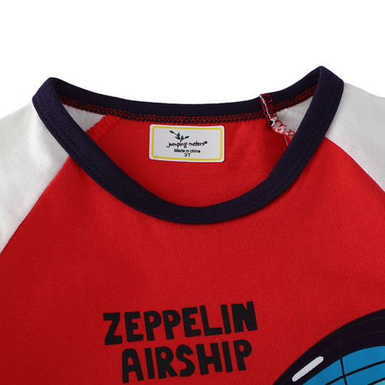 Jungen T-Shirt mit Zeppelindruck EB