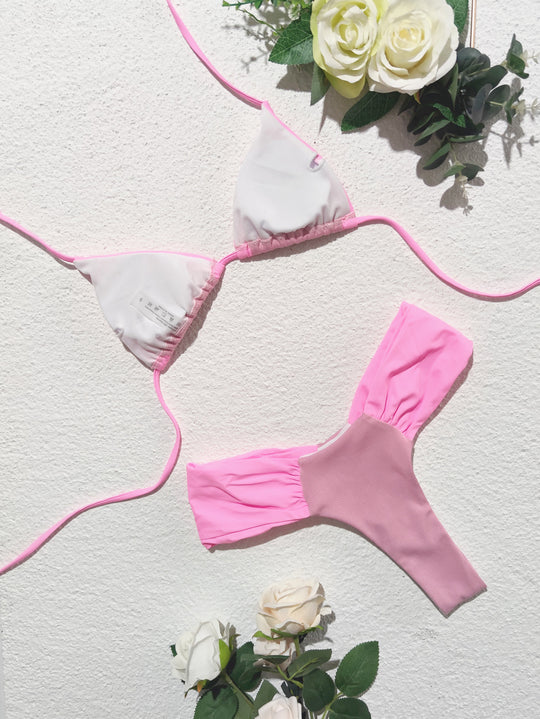 Damen Funktions-Bikini mit raffinierter Rüschendetail und sportlichem Design EB