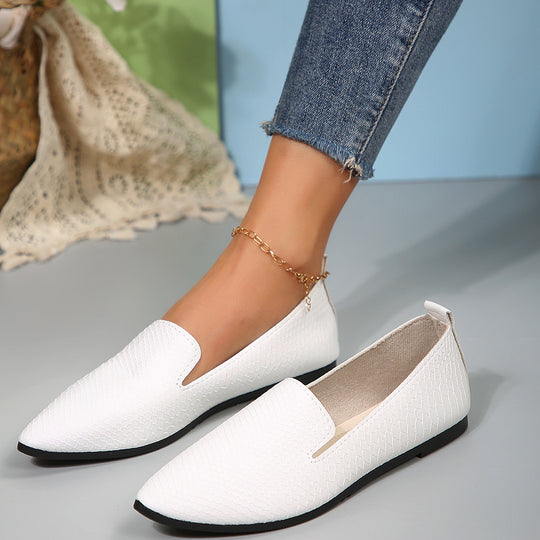 Damen  flexible Keil-Slipper mit Schlangenprägung, gepolstertem Komfortfußbett und rutschfester Gummisohle EB