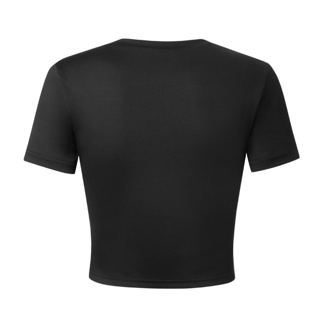 Damen T-Shirt mit kreativem Skull-Design und auffälligem Sternen-Print EB