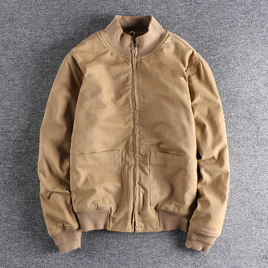 Damen Übergangsjacke mit hohem Kragen und praktischen Taschen EB