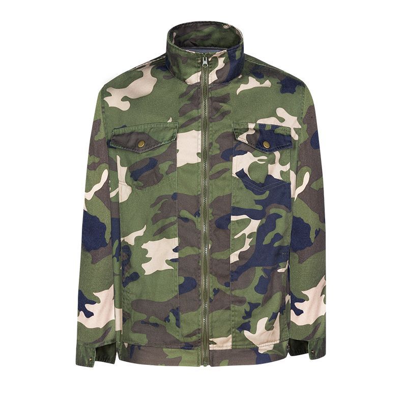 Herren Camouflage Utility-Jacke R&B