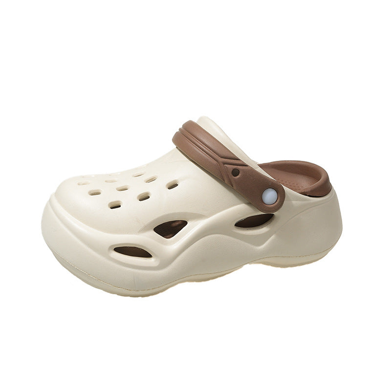 Damen Luftige Clogs mit verstellbarem Riemen EB