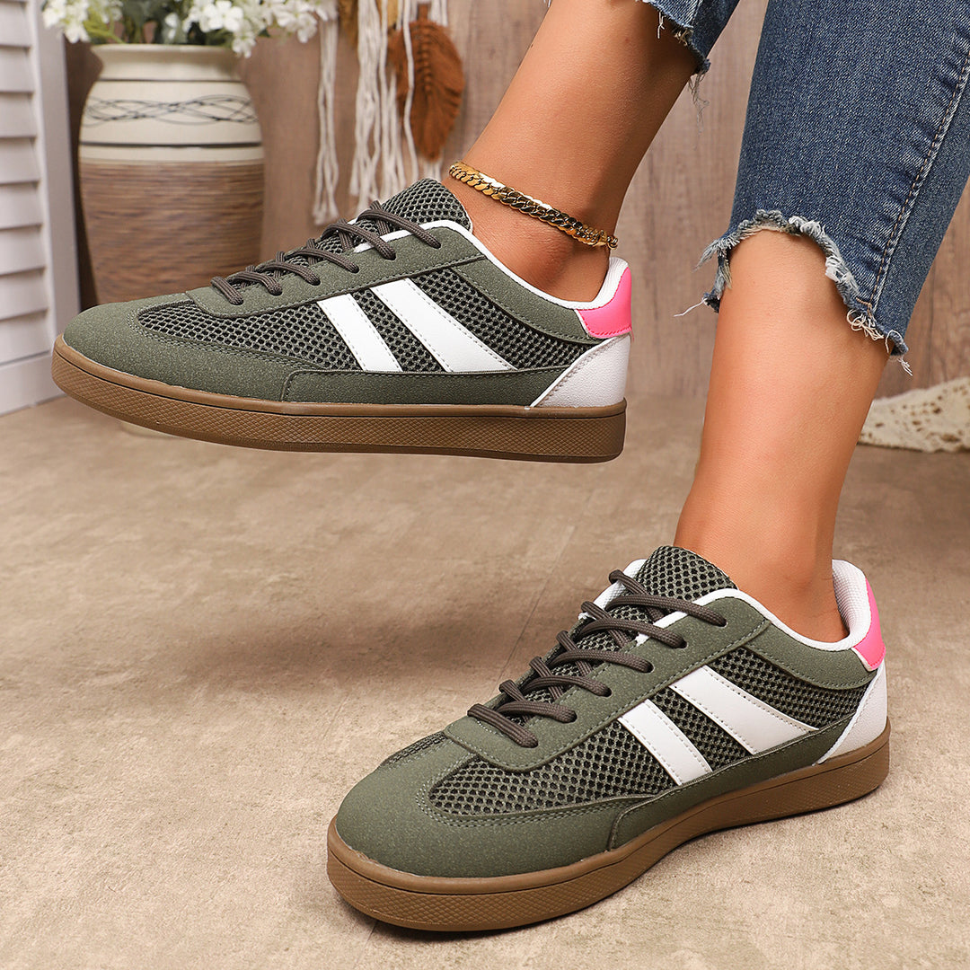 Damen Atmungsaktive Freizeitsneaker mit modischem Netzdesign EB