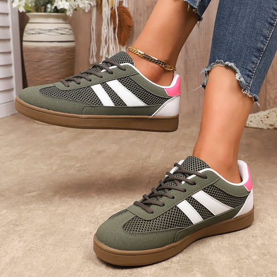 Damen Atmungsaktive Freizeitsneaker mit modischem Netzdesign EB