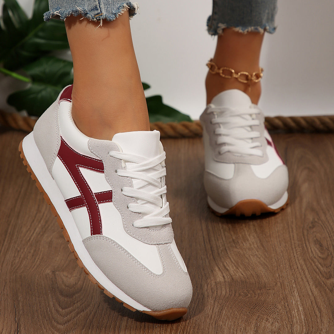 Damen Freizeitsneaker mit dynamischem Design und dämpfender Laufsohle EB