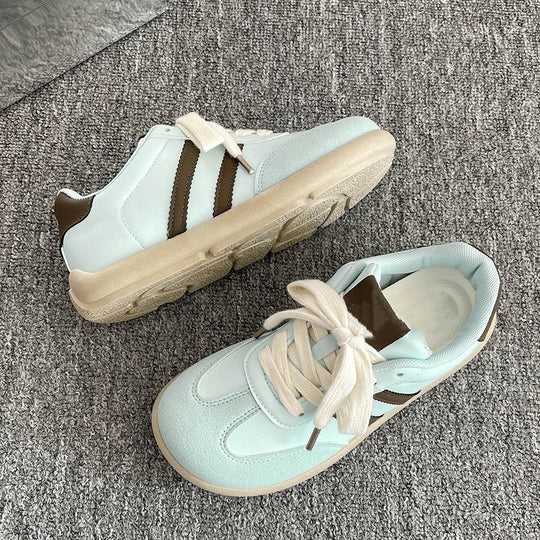 Damen modische Sneaker mit sportlichem Design und bequemer Dämpfung EB