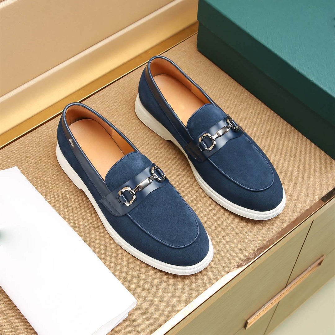 Damen Mokassin-Slipper mit modischem Zierdetail und rutschfester Sohle EB
