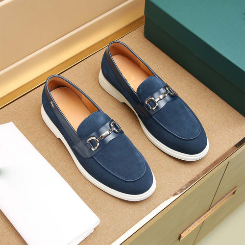 Damen Mokassin-Slipper mit modischem Zierdetail und rutschfester Sohle EB