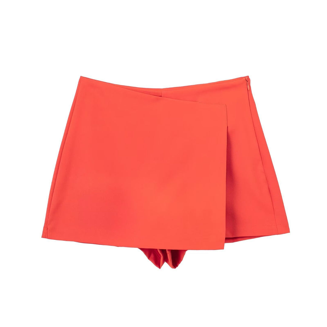 Damen sportliche Shorts mit elegantem Layering-Design EB