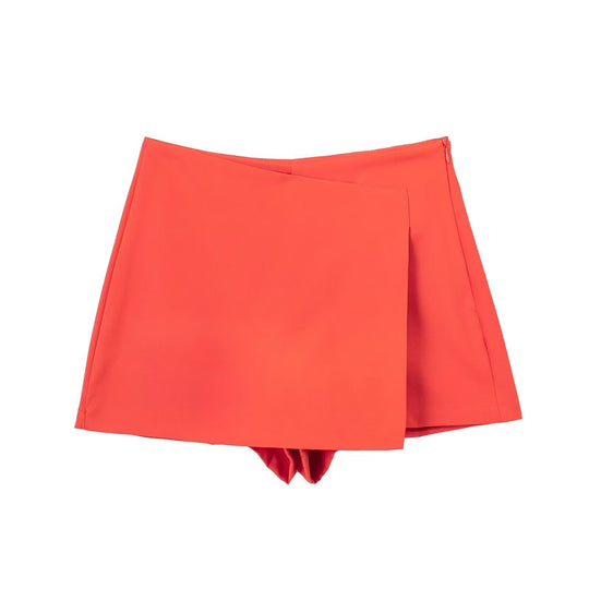 Damen sportliche Shorts mit elegantem Layering-Design EB
