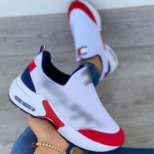 Damen Sneaker mit atmungsaktivem Obermaterial und stoßdämpfender Sohle EB