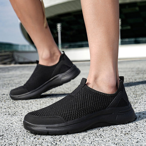 Damen Atmungsaktive Mesh-Sneakers mit rutschfester Sohle EB