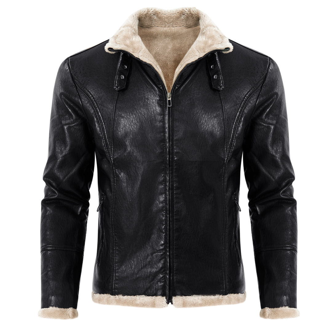 Herren elegante jacke mit Kuschelkragen EB