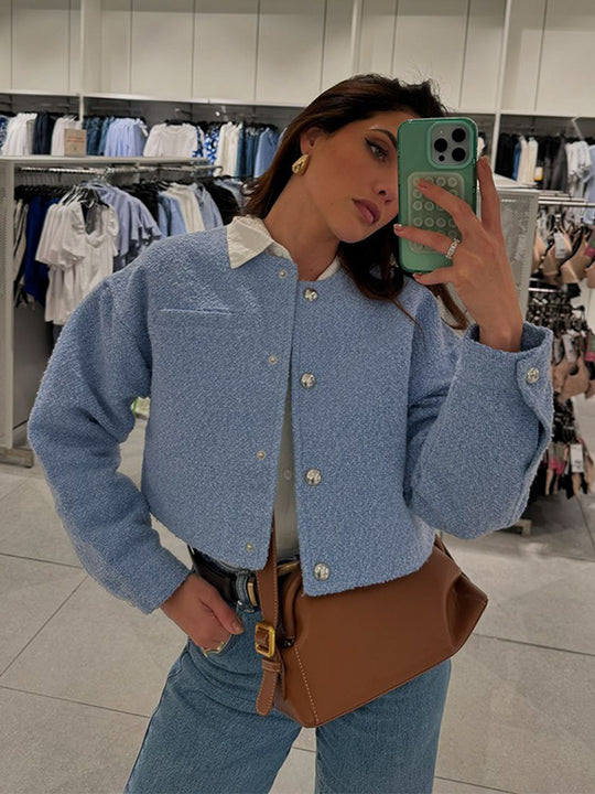 Damen Kurzjacke aus weichem Boucle EB