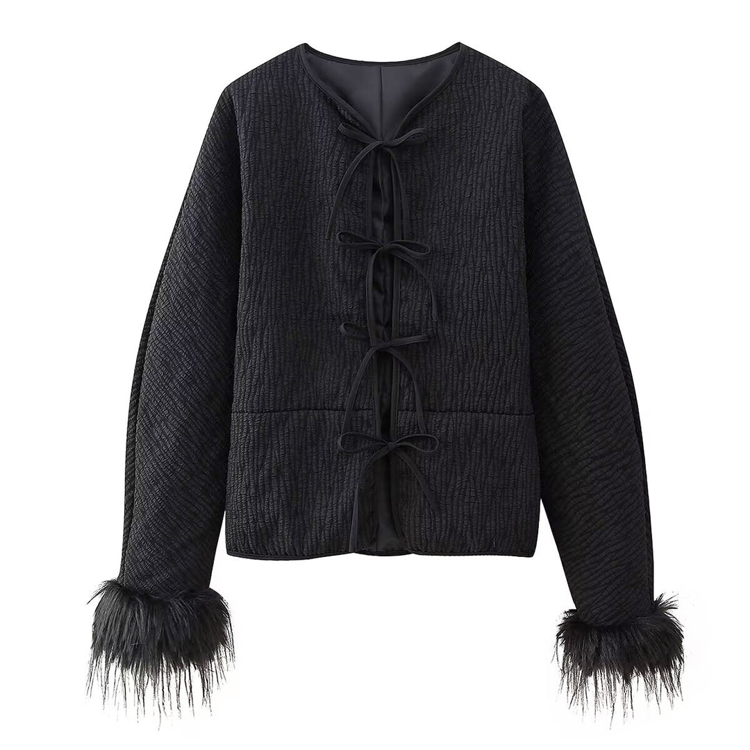 Damen modische Jacke mit einzigartigen Ärmeln EB