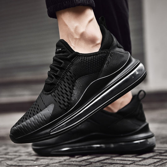 Herren moderne Air‑Cushion City‑Run Sneaker mit belüfteter Mesh‑ und TPU‑Stützstruktur EB