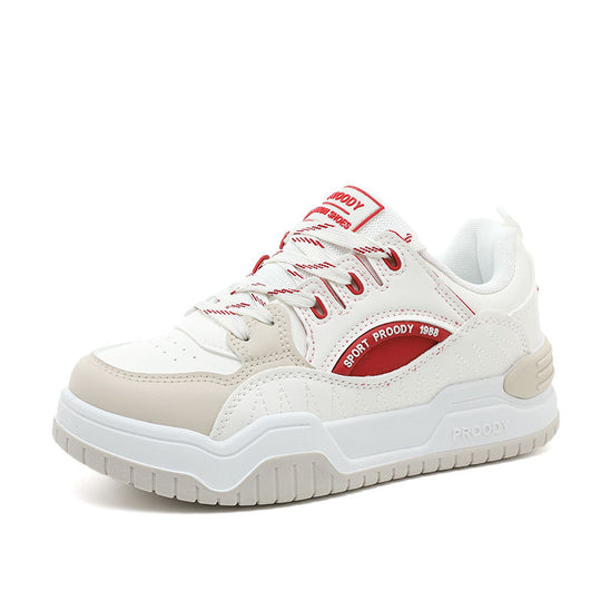 Damen sportliche Chunky Sneakers mit dämpfender Laufsohle EB