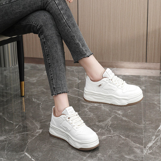 Damen modische Chunky Sneakers mit dämpfender Sohle EB