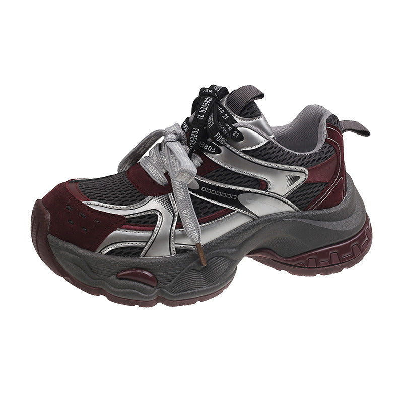 Damen Sportliche Sneakers mit innovativem Design und atmungsaktiver Obermaterialstruktur EB