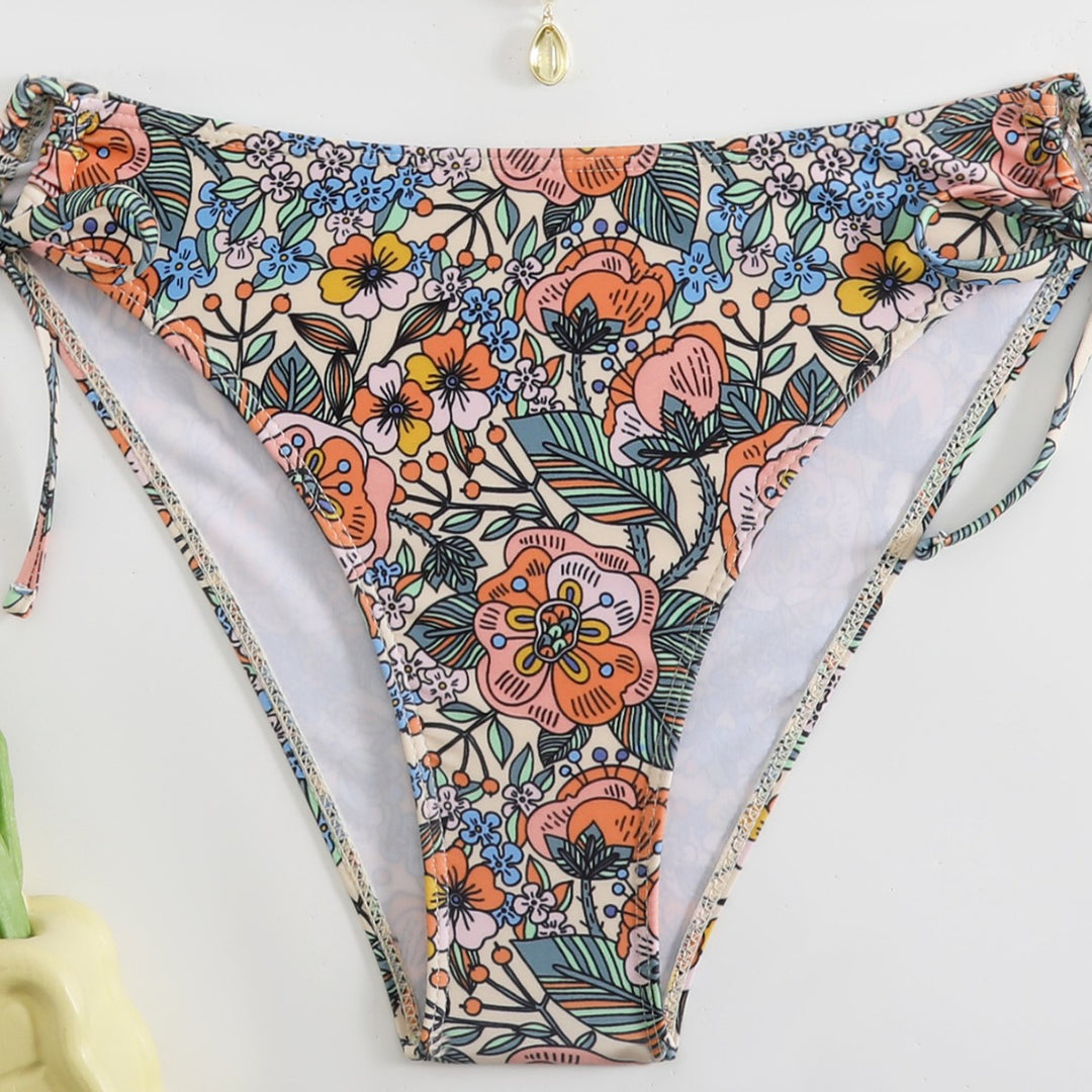 Damen Floral Design Bikini EB
