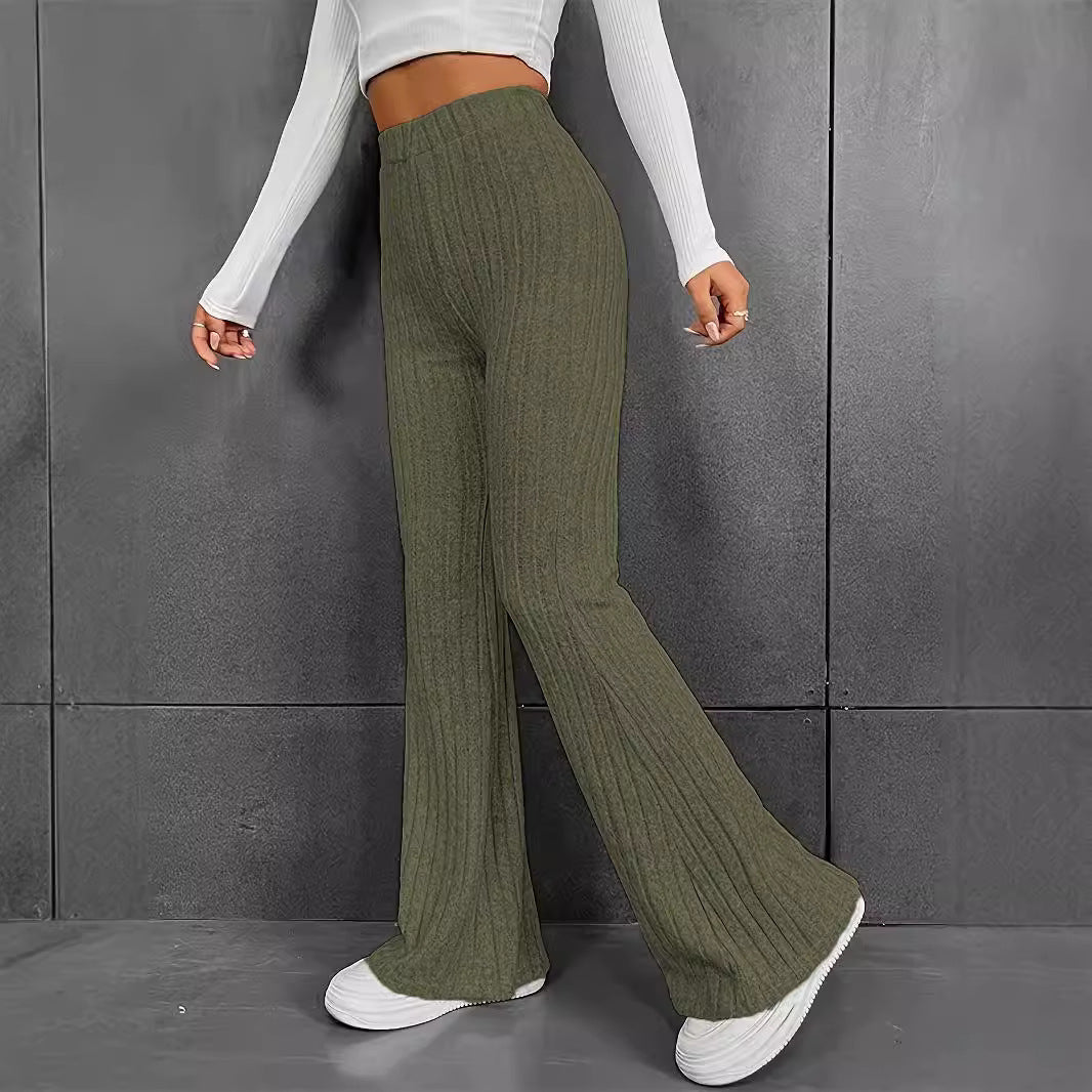 Damen Schlag-Rippstrick-Hosen EB