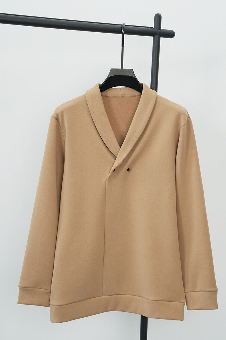 Herren Freizeitjacke mit modernem Schalkragen und praktischen Knöpfen EB