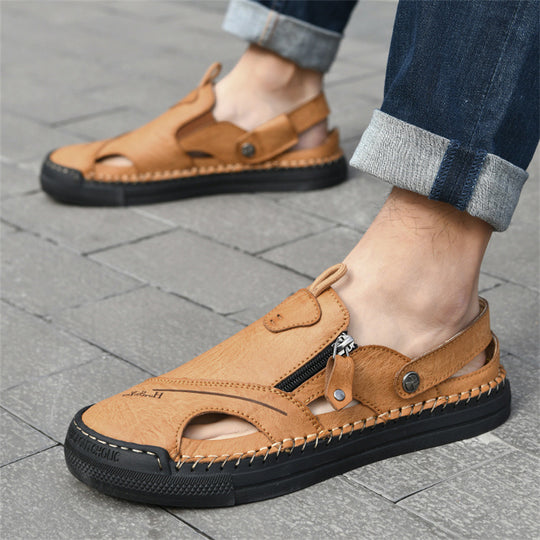 Damen Freizeitsandalen mit praktischem Reißverschluss EB