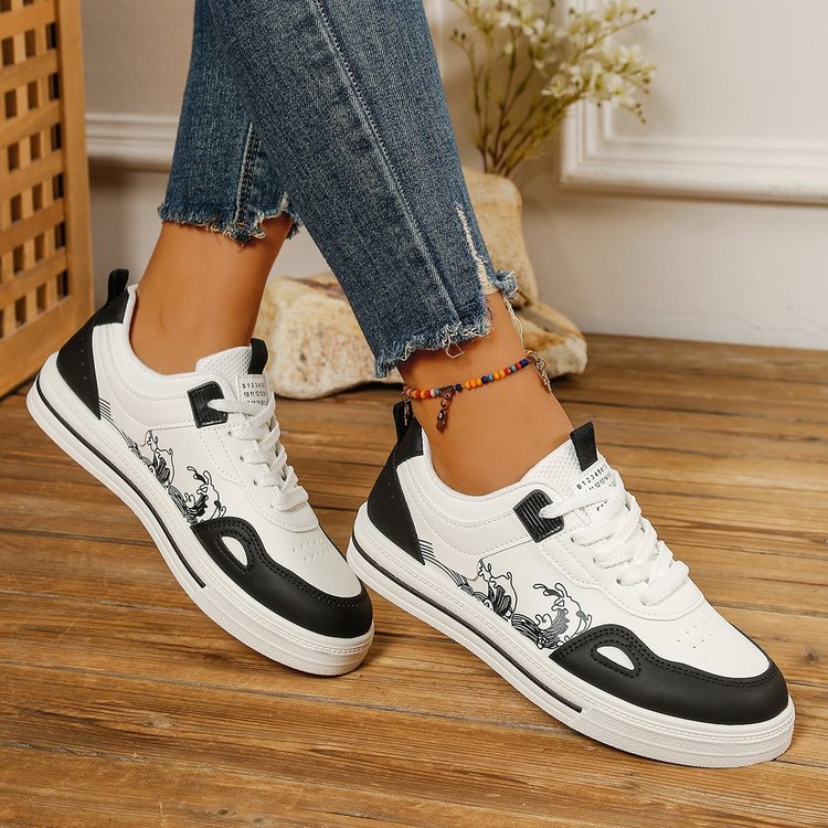 Damen Sneakers im lässigen Grafikdesign mit hohem Tragekomfort EB