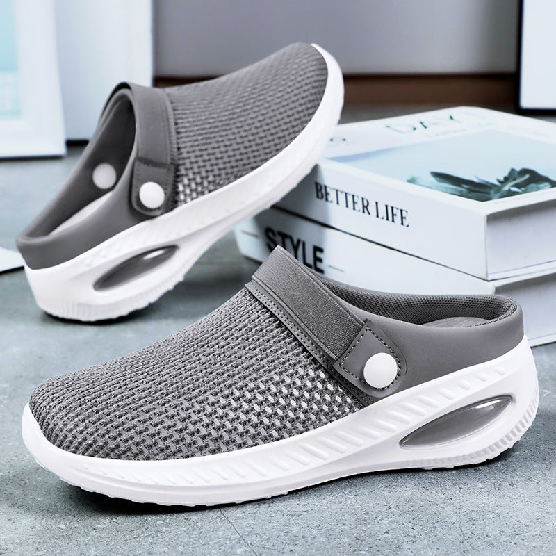 Damen Leichte Clogs mit Atmungsaktivem Obermaterial und Flexiblem Fußbett EB
