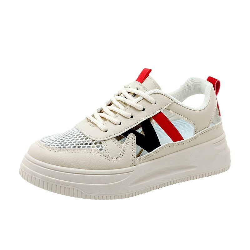 Damen modische Sneaker mit atmungsaktiver Mesh-Oberfläche und dämpfendem Sohlenprofil EB