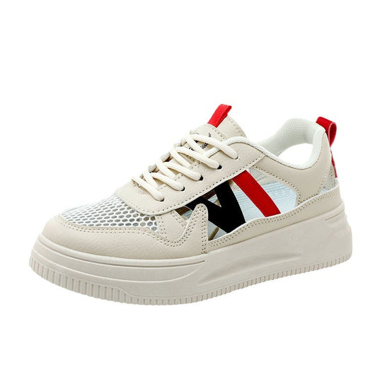 Damen modische Sneaker mit atmungsaktiver Mesh-Oberfläche und dämpfendem Sohlenprofil EB