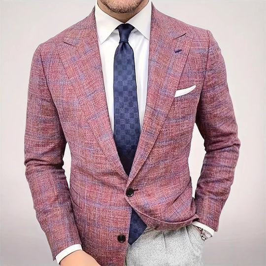 Herren elegante karierte Blazer EB