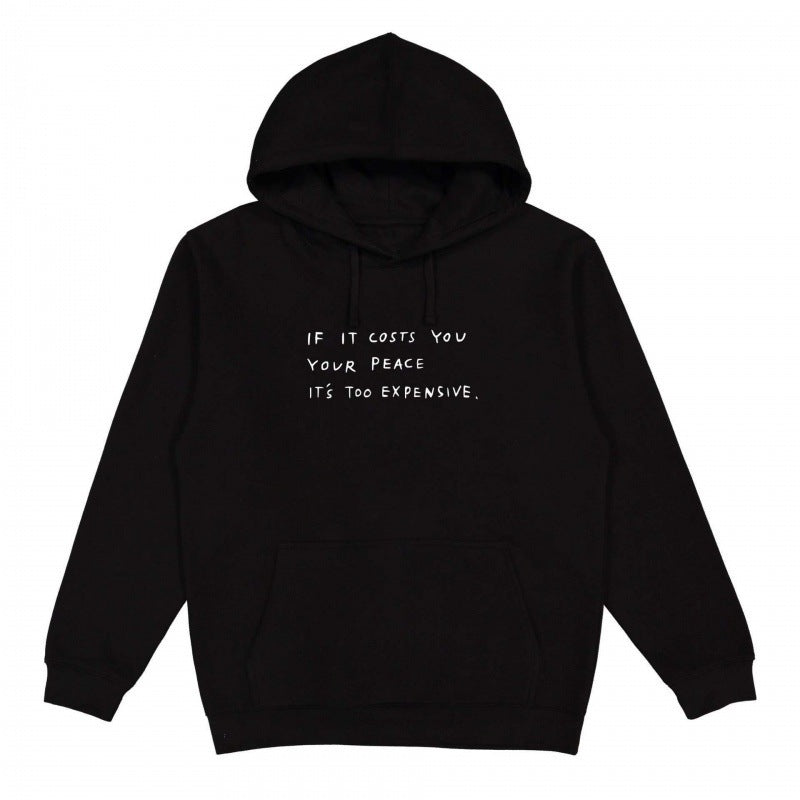 Damen Kapuzensweater mit inspirierendem Spruch und bequemer Passform EB
