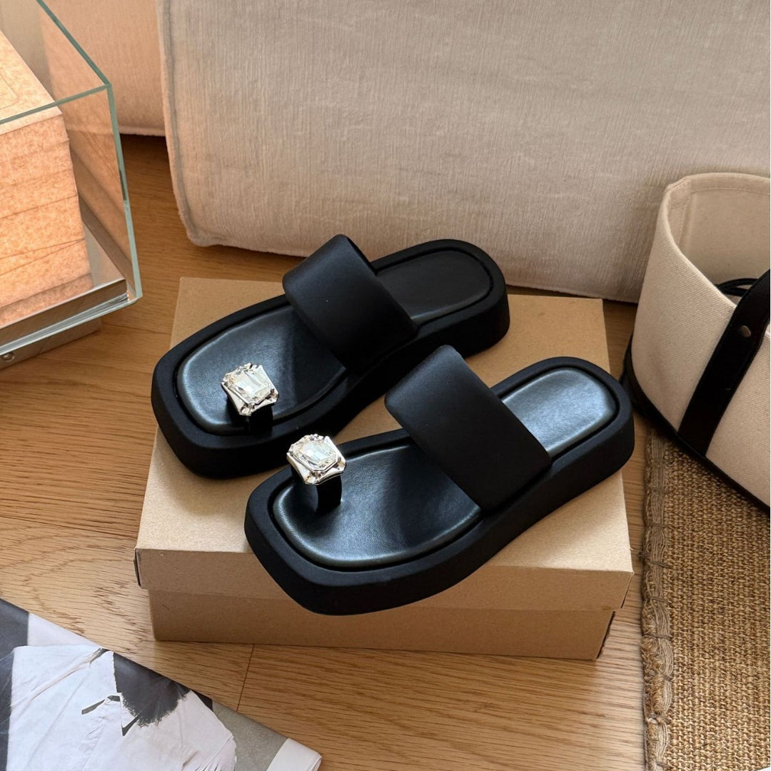 Damen Komfortable Sandalen mit eleganter Schnalle und rutschfester Sohle EB