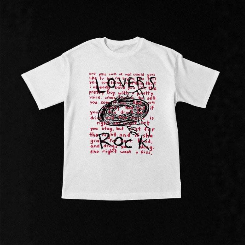 Damen Grafik T-Shirt mit kreativem Schriftzug und lässigem Schnitt EB