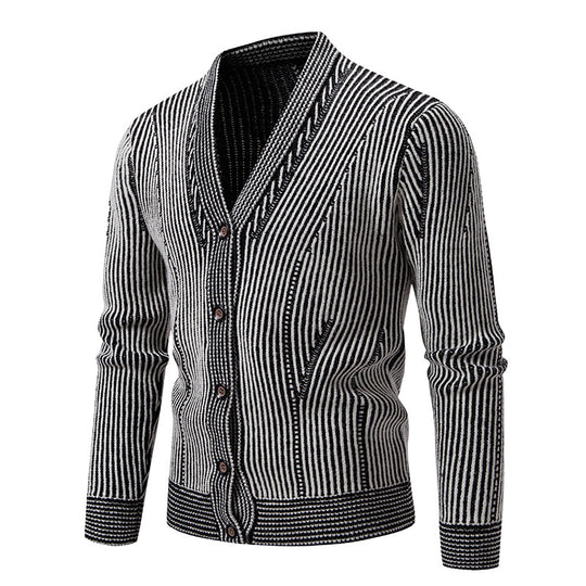 Herren Strickjacke mit strukturiertem Design EB