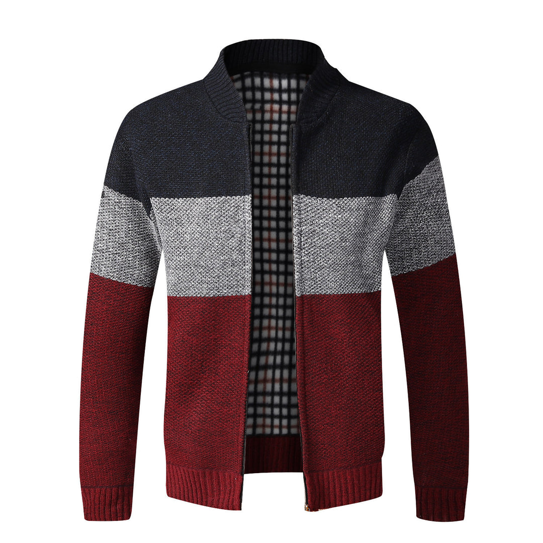 Herren sportlicher Strickcardigan mit modernem Design EB