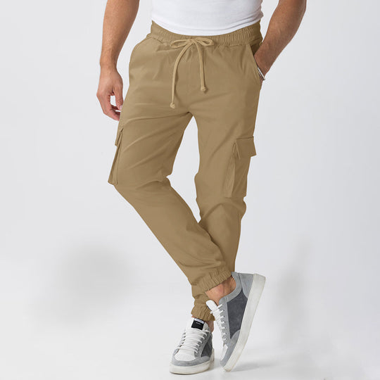 Herren Cargo-Hose mit elastischem Bund und praktischen Seitentaschen EB