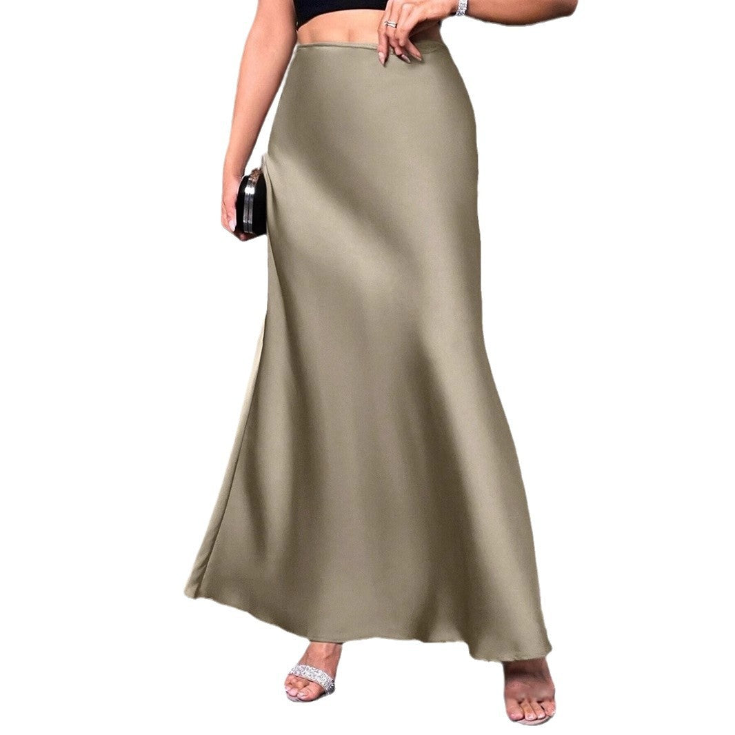 Damen Maxirock mit fließendem Schnitt und elegantem Fall EB