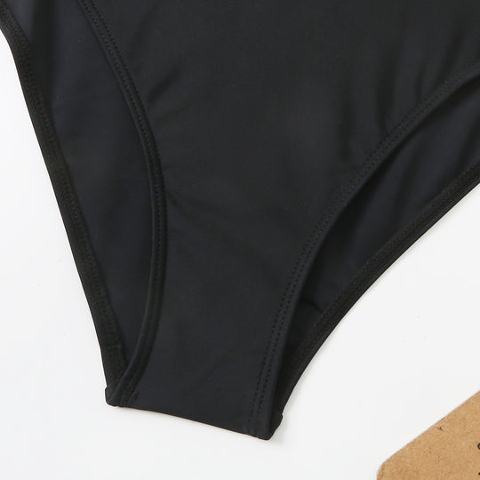 Damen Einteiliger Badeanzug mit stilvollem Punkte-Design und figurformender Raffung EB