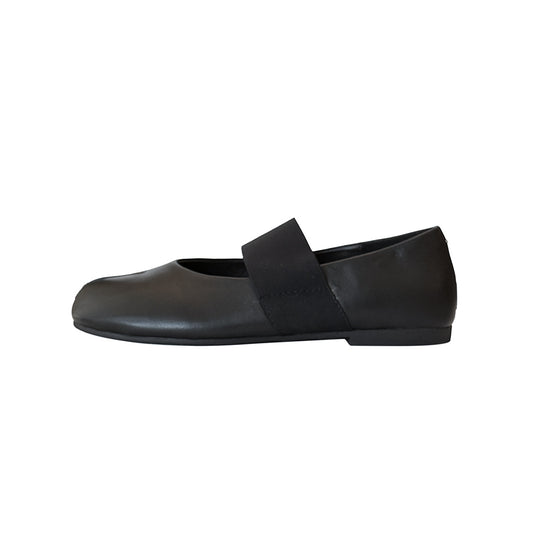Damen Komfortable Ballerinas mit elastischem Riemen EB