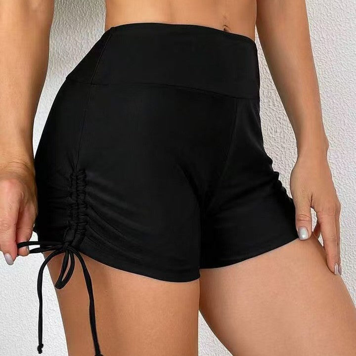 Damen Sportliche Badeshorts mit verstellbaren Seitenschnürungen EB