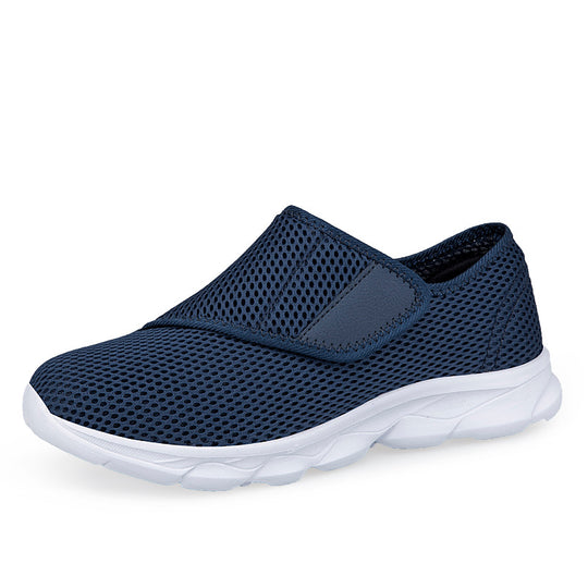 Damen Atmungsaktive Slip-On Sneakers mit elastischem Riemen EB